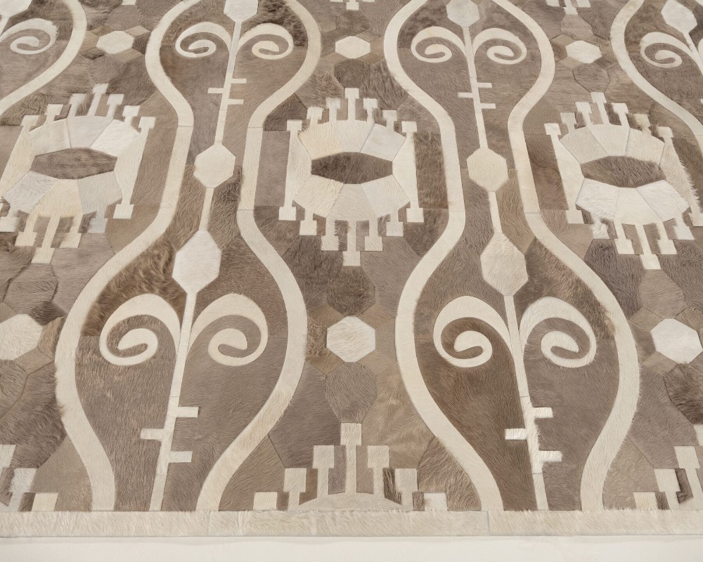Cowhide carpet