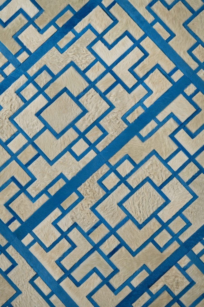 Cowhide carpet