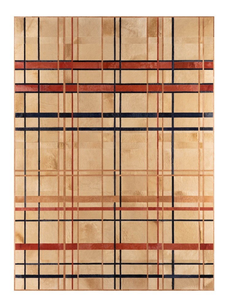 Cowhide carpet