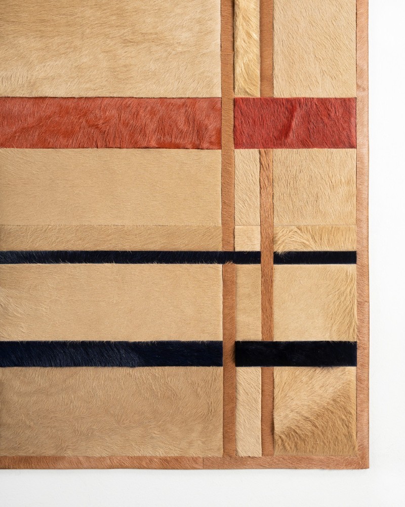 Cowhide carpet