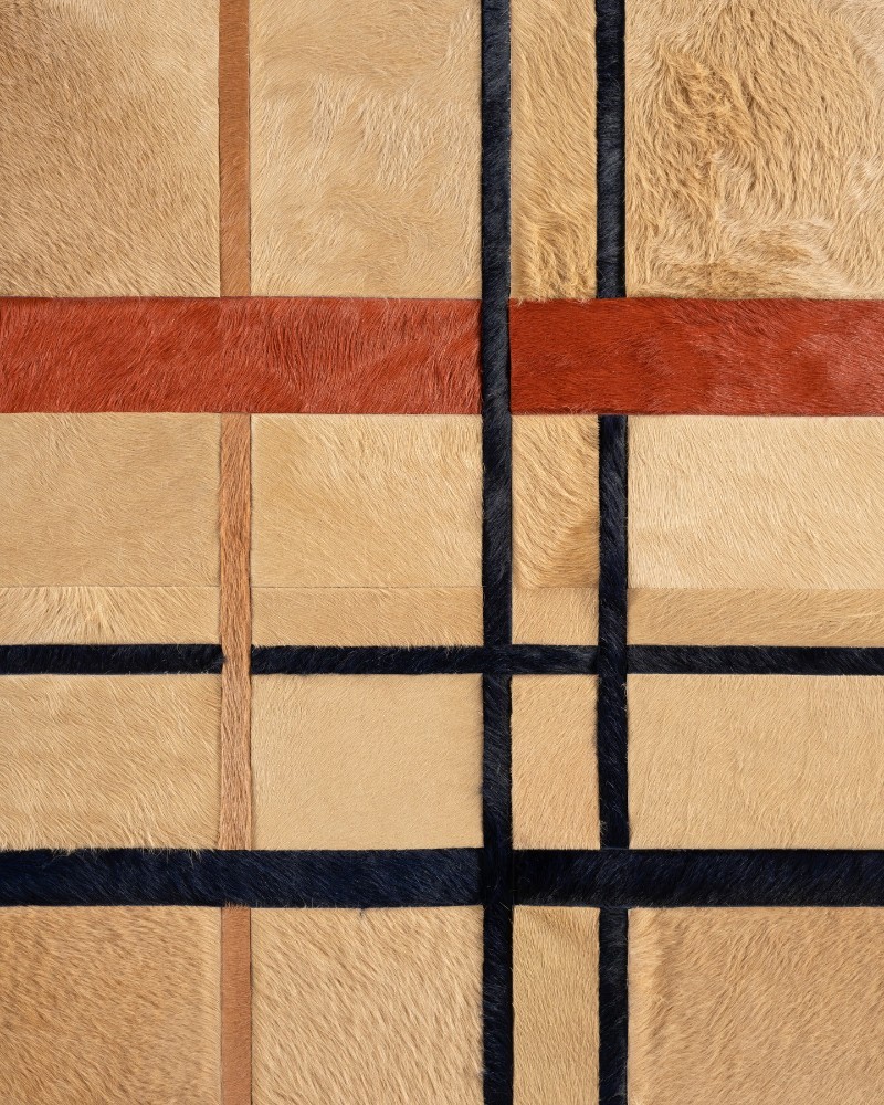 Cowhide carpet
