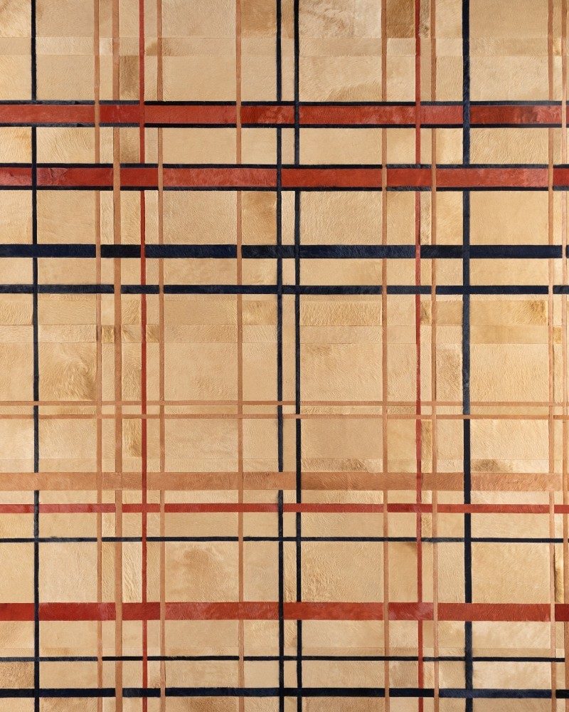 Cowhide carpet