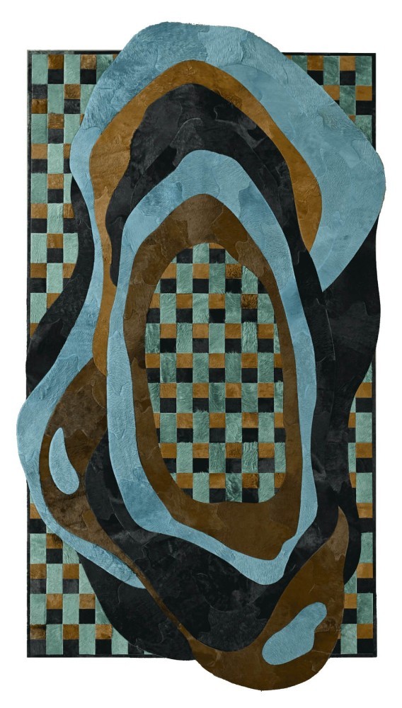 Cowhide carpet