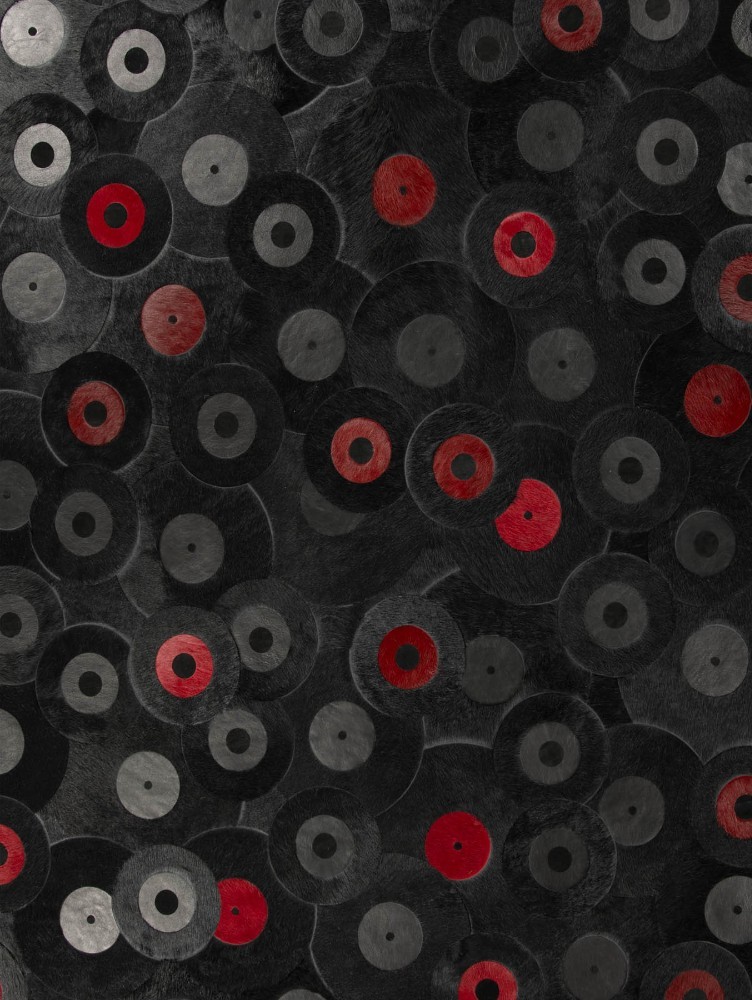Cowhide carpet