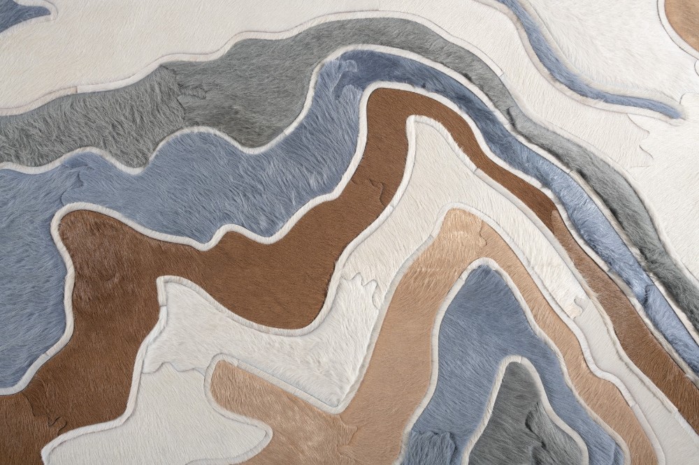 Cowhide carpet