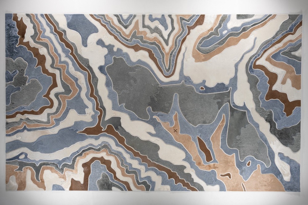Cowhide carpet