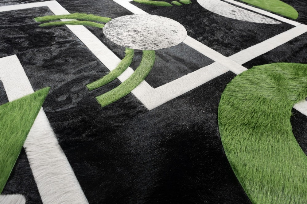 Cowhide carpet