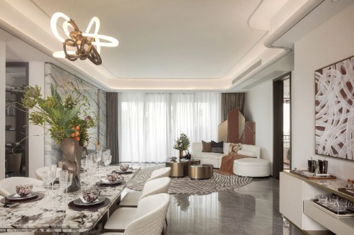 Light luxury style collocation